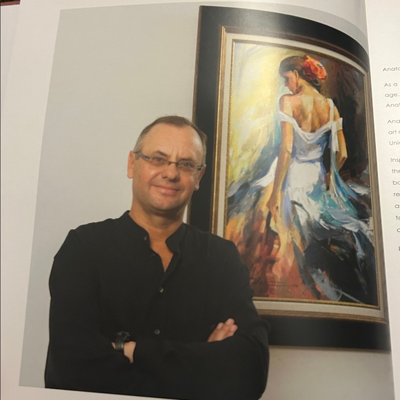 Anatoly Metlan Signed Art Hardcover Book Ukraine Artist Paintings Spanish Women - Picture 7 of 14